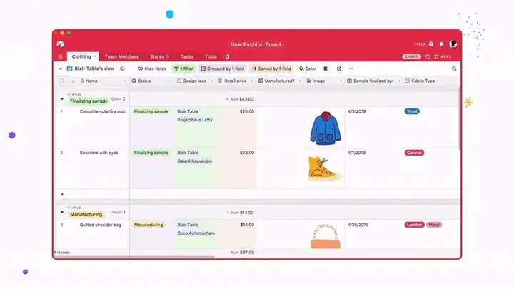Screen recording of an automated Airtable workflow running
